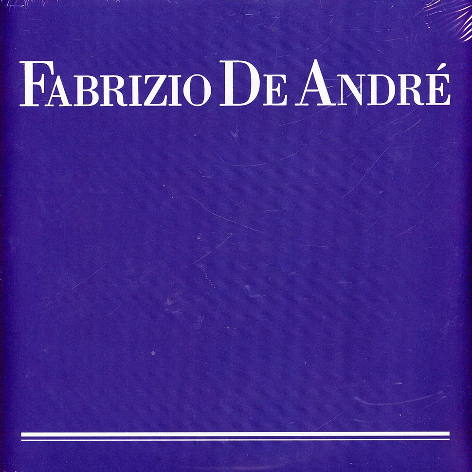 Fabrizio De Andre' - Fabrizio De Andre Black Vinyl Edition