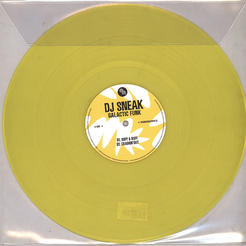 DJ Sneak - Galactic Funk Ep Yellow Vinyl Edtion