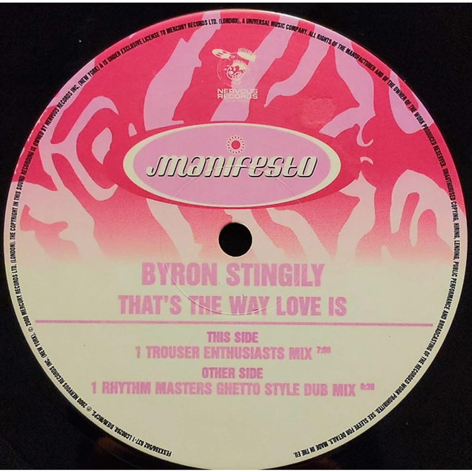 Byron Stingily - That's The Way Love Is