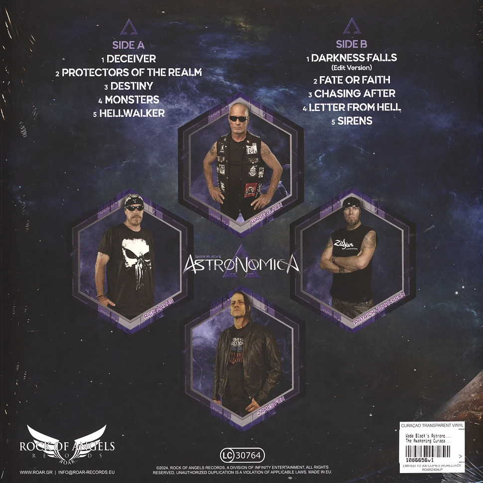 Wade Black's Astronomica - The Awakening Curacao Vinyl Edition