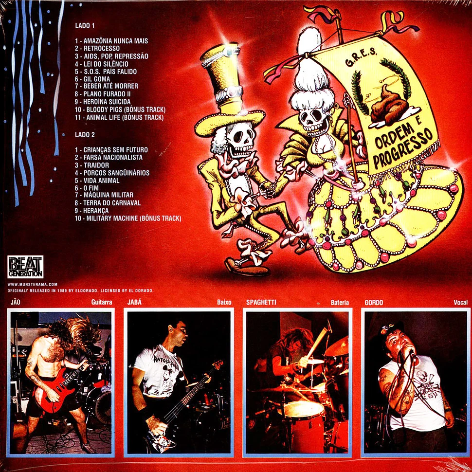 Ratos De Porão - Brasil - Vinyl LP - 1989 - EU - Reissue | HHV