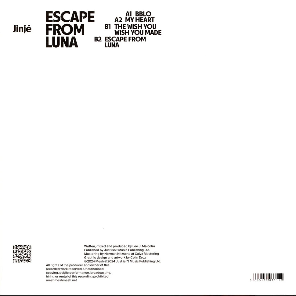 Jinjé - Escape From Luna Orange Vinyl Edition