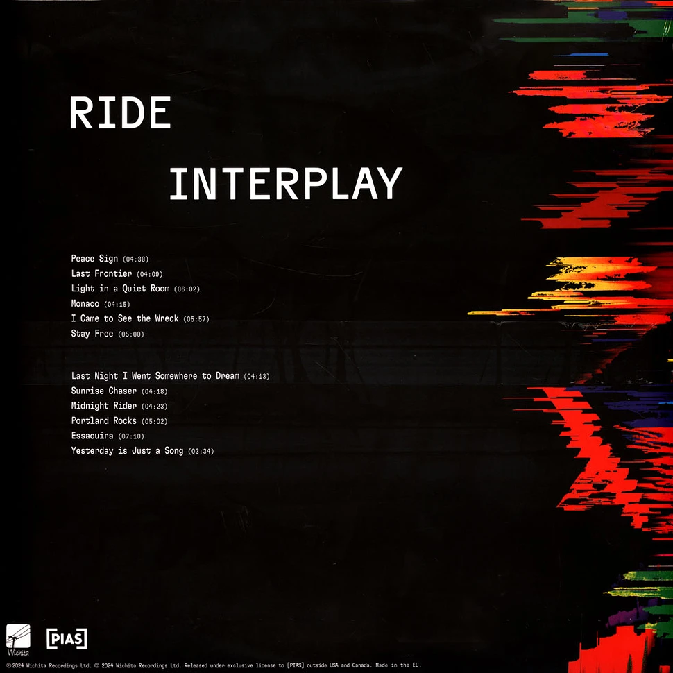 Ride - Interplay Blue Vinyl Edition