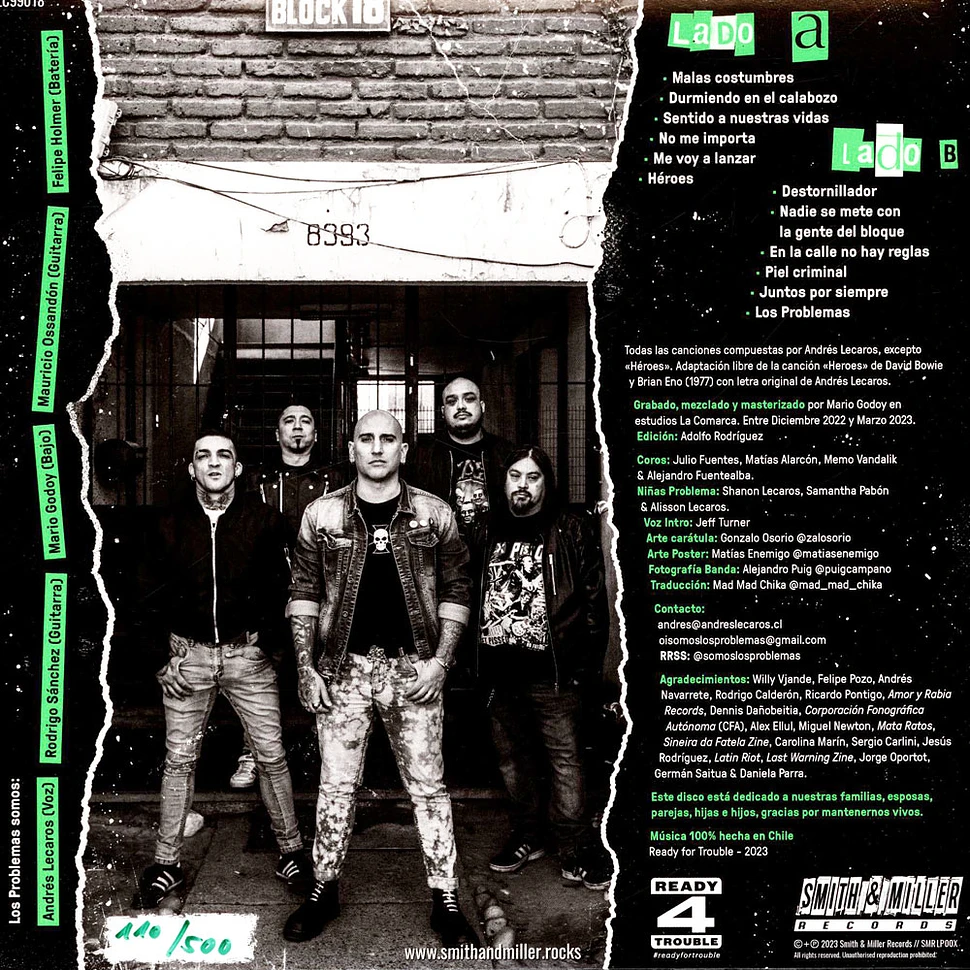 Los Problemas - El Ultimo De Su Especie Green-Black Marbled Vinyl Edition