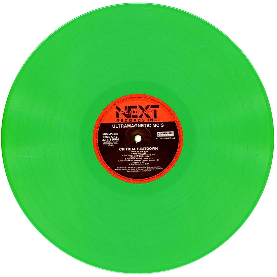 Ultramagnetic MC's - Critical Beatdown Colored Vinyl Edition