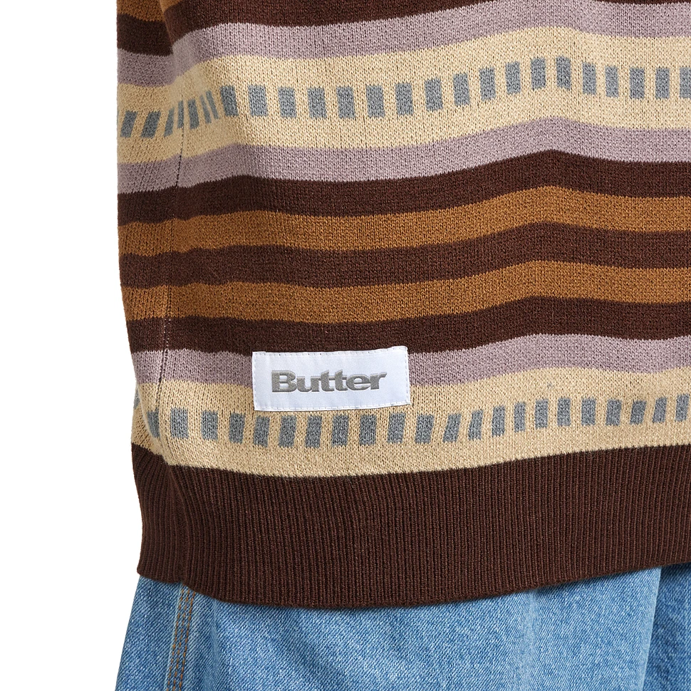 Butter Goods - Linear Knitted Polo