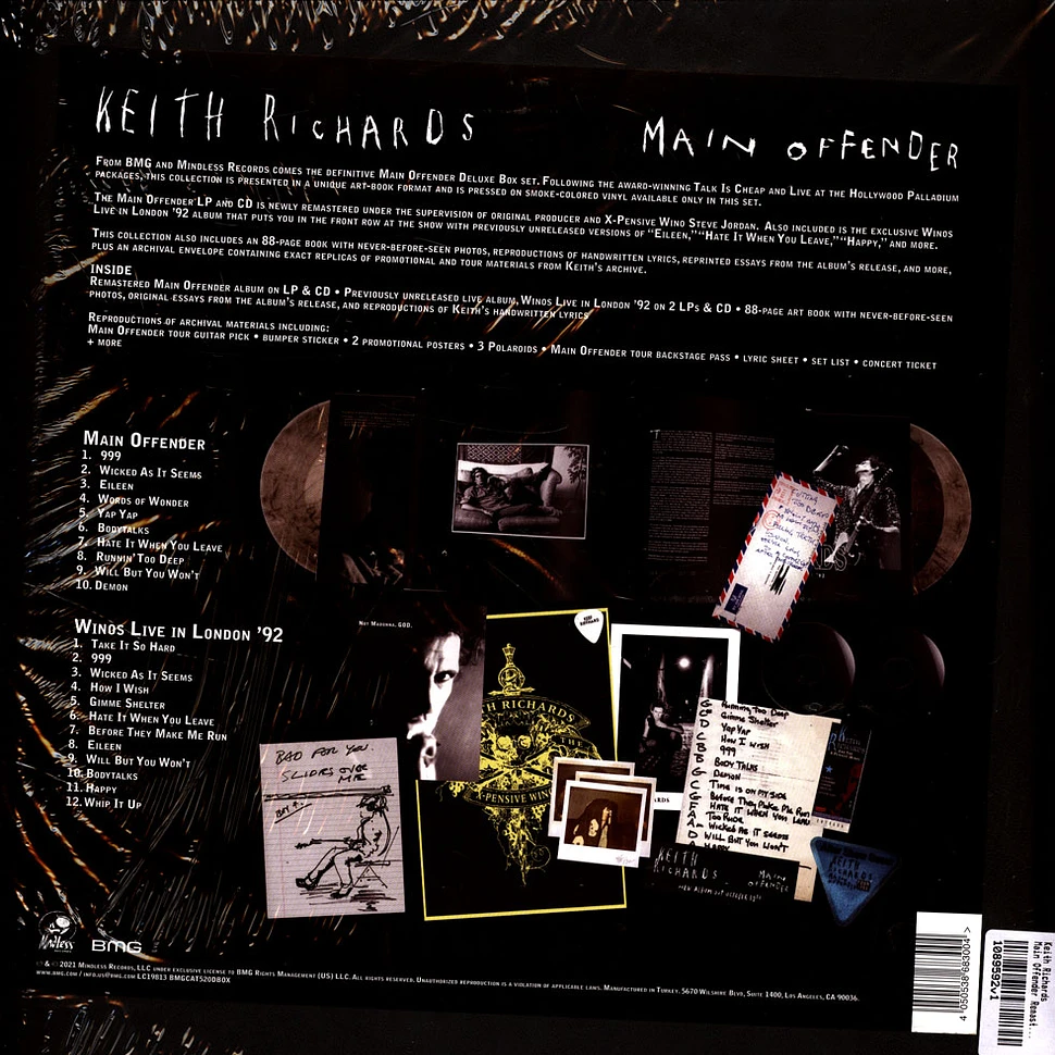 Keith Richards - Main Offender Remastered Deluxe Edition Boxset