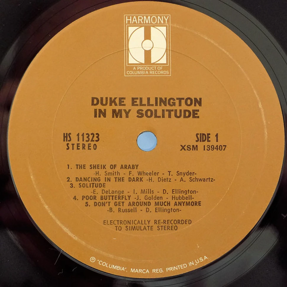 Duke Ellington - In My Solitude