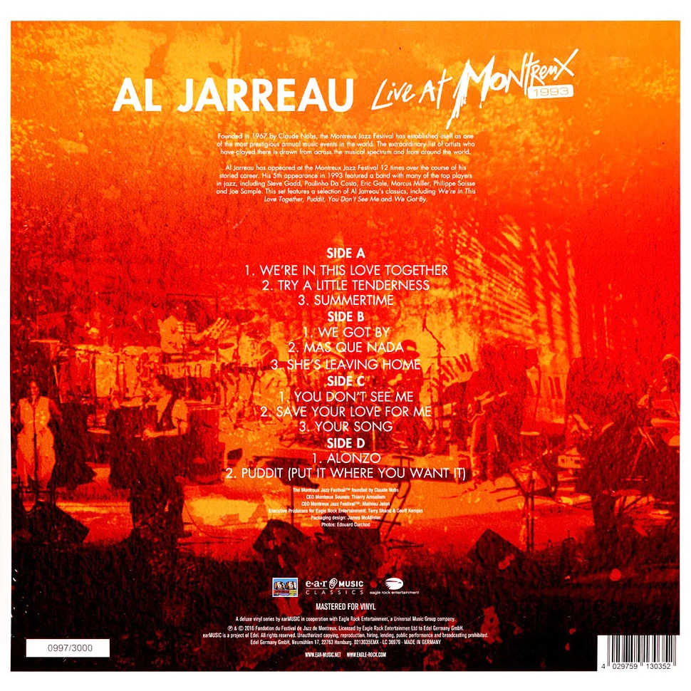 Al Jarreau - Live At Montreux 1993 Limited