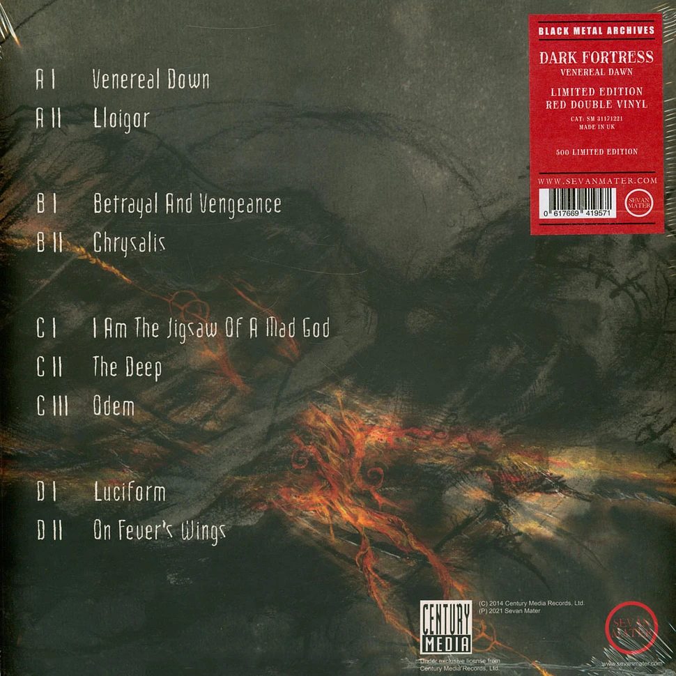 Dark Fortress - Venereal Dawn Red Vinyl Edition
