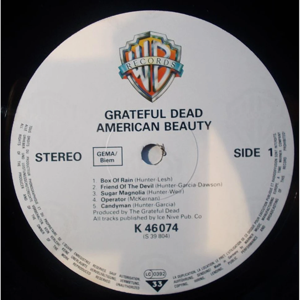 The Grateful Dead - American Beauty