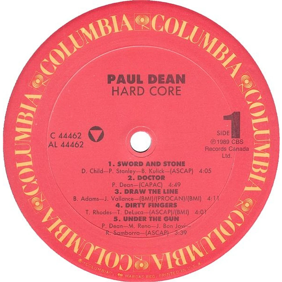 Paul Dean - Hard Core