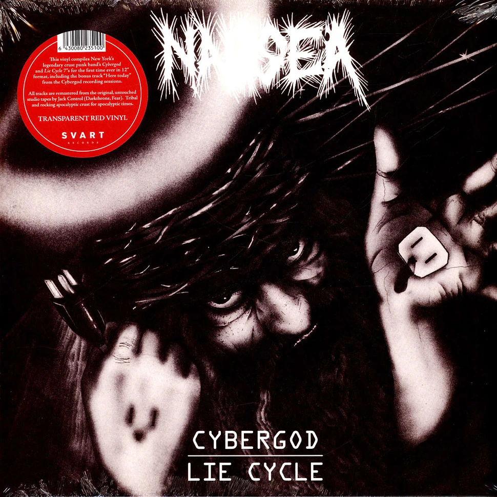 Nausea - Cybergod / Lie Cycle Transparent Red Vinyl Edition