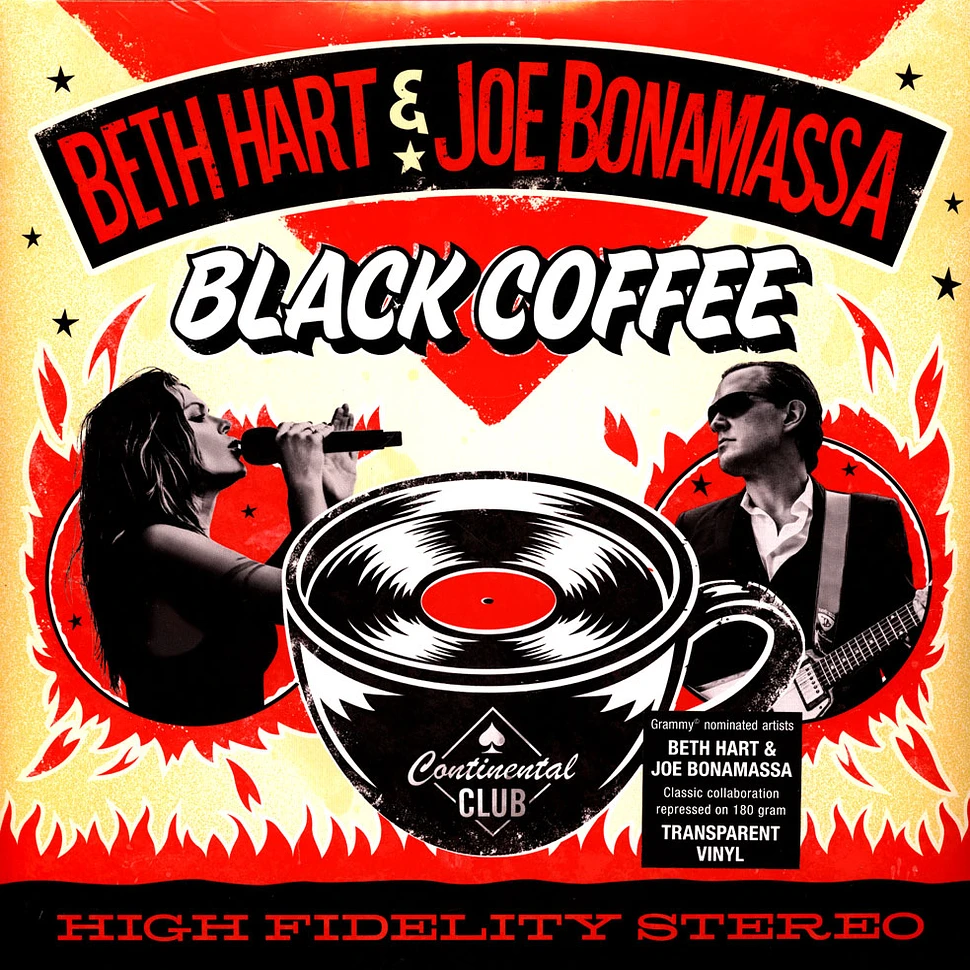 Beth Hart & Joe Bonamassa - Black Coffee Transparent Vinyl Edition