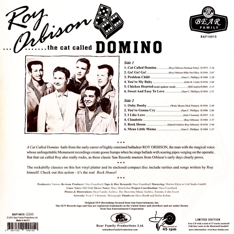 Roy Orbison - The Cat Called Domino