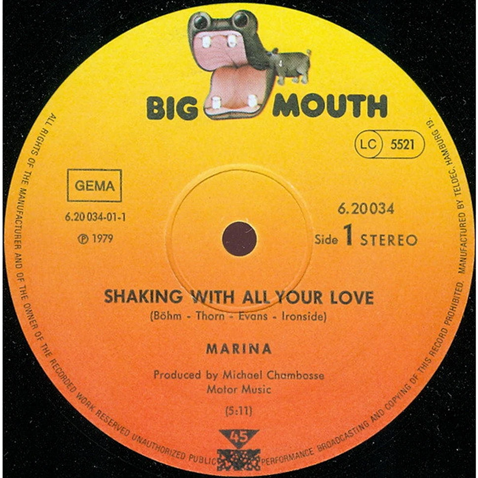 Marina - Shaking With All Your Love