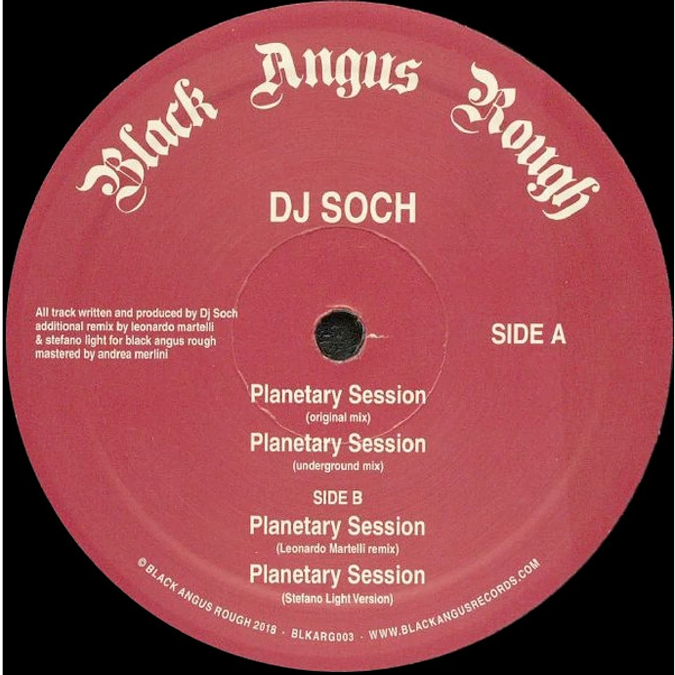 DJ Soch - Planetary Session