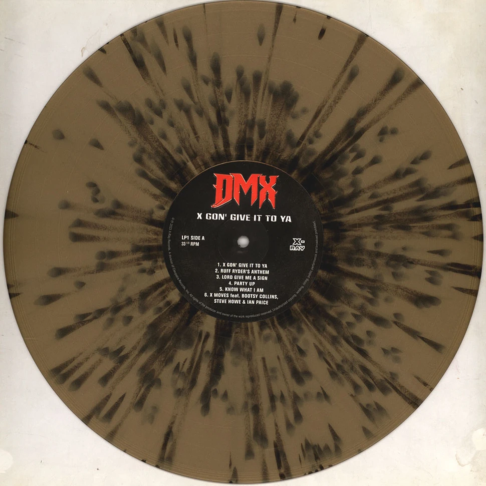DMX - X Gon' Give It To Ya Gold Red Splatter Vinyl Edition