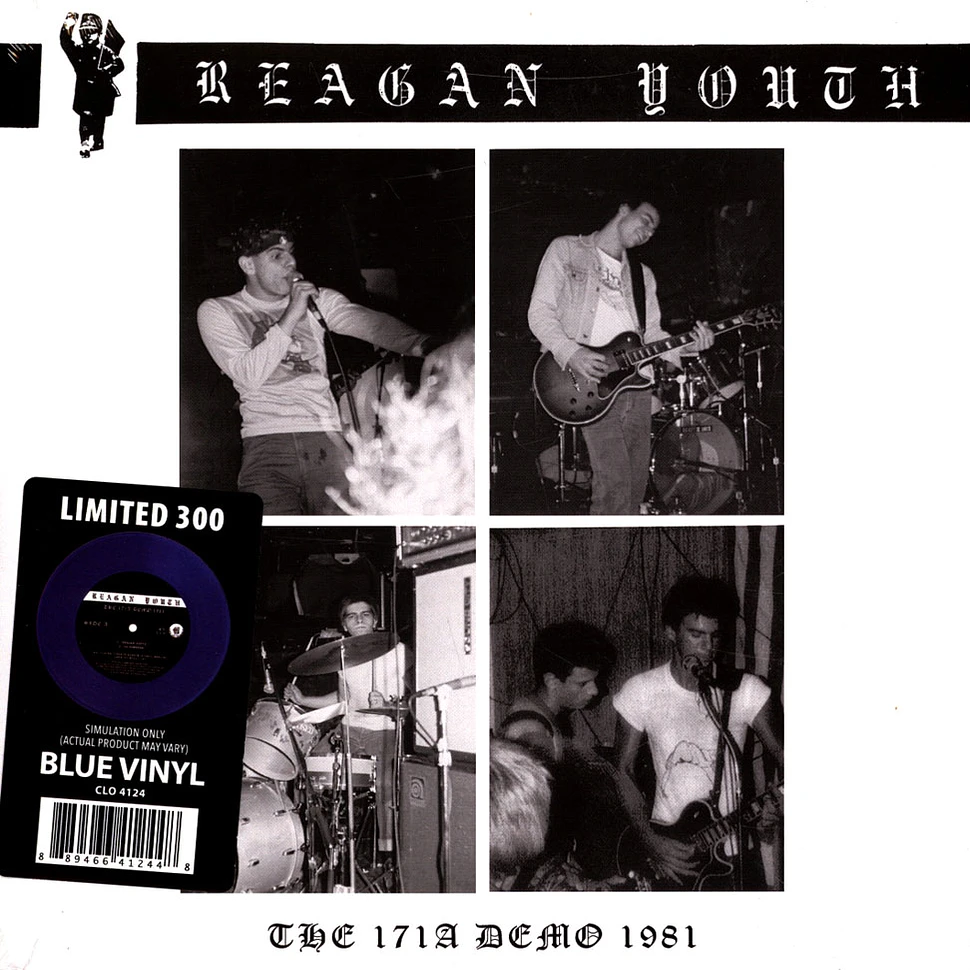 Reagan Youth - The 171a Demo 1981 Blue Vinyl Edition