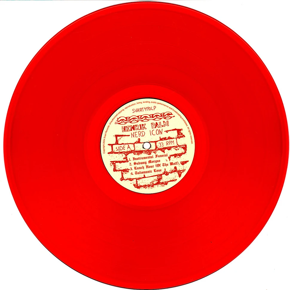 Henrik Palm - Nerd Icon Transparent Red Vinyl Edition