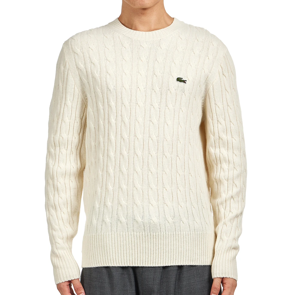 Lacoste - Carded Wool Crew Neck Sweater