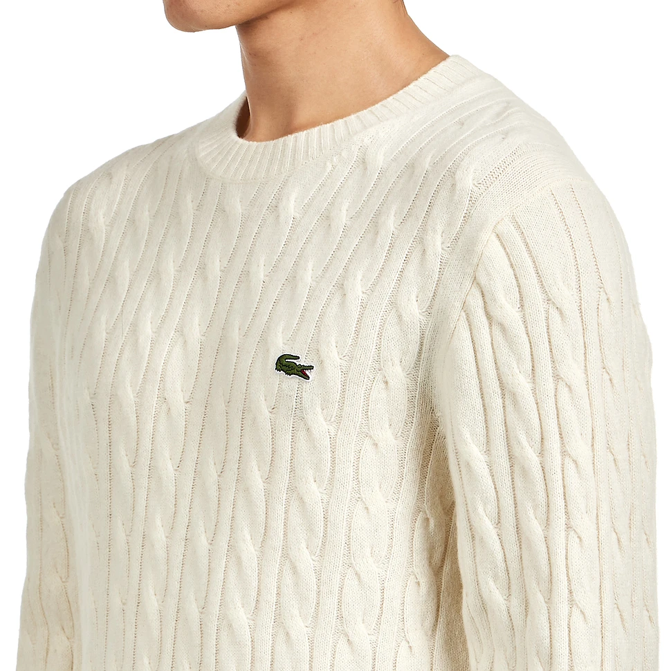 Lacoste - Carded Wool Crew Neck Sweater