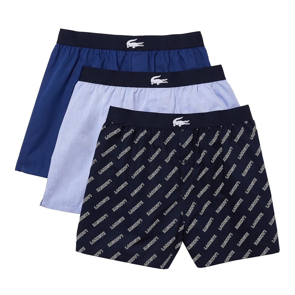 Lacoste - 3 Packs Woven Boxer