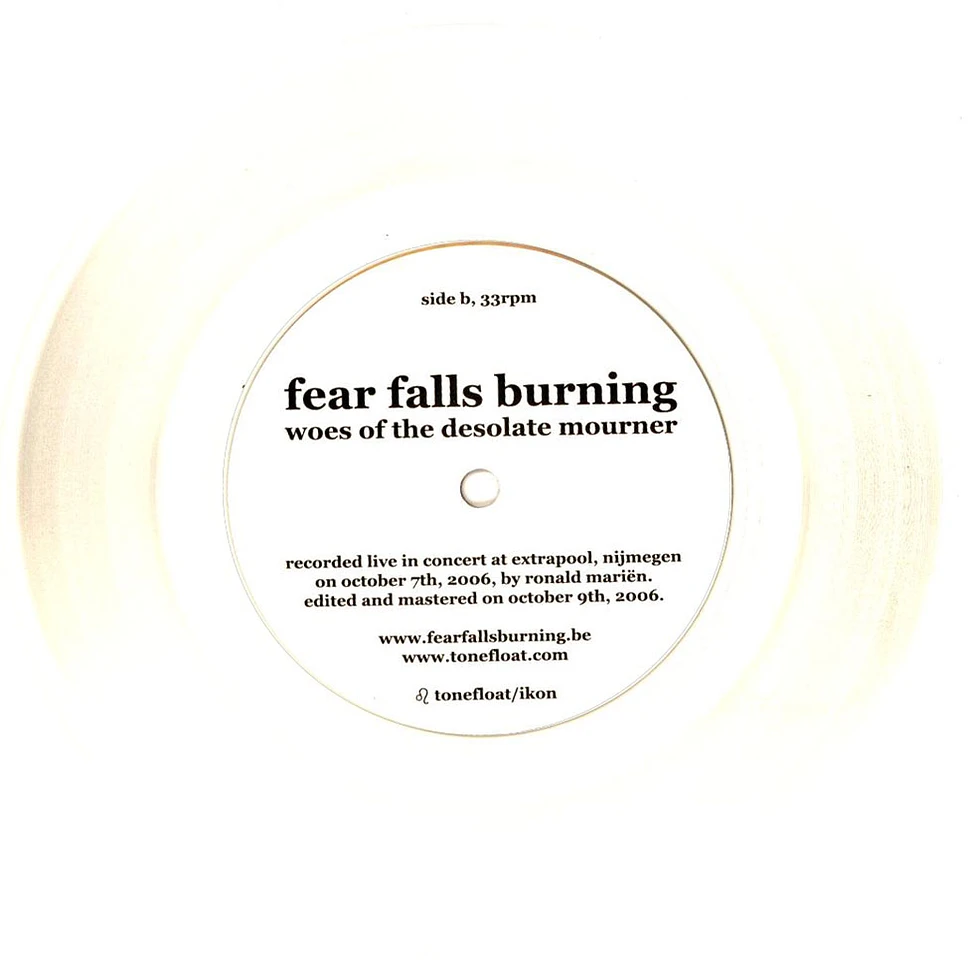 Fear Falls Burning - Woes Of The Desolate..