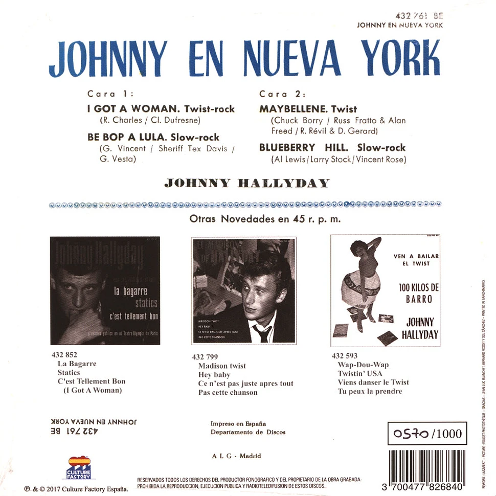 Johnny Hallyday - I Got A Woman