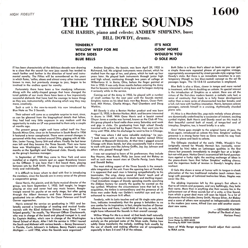 The Three Sounds - Introducing The Three Sounds