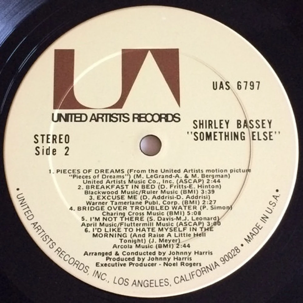 Shirley Bassey - Something Else