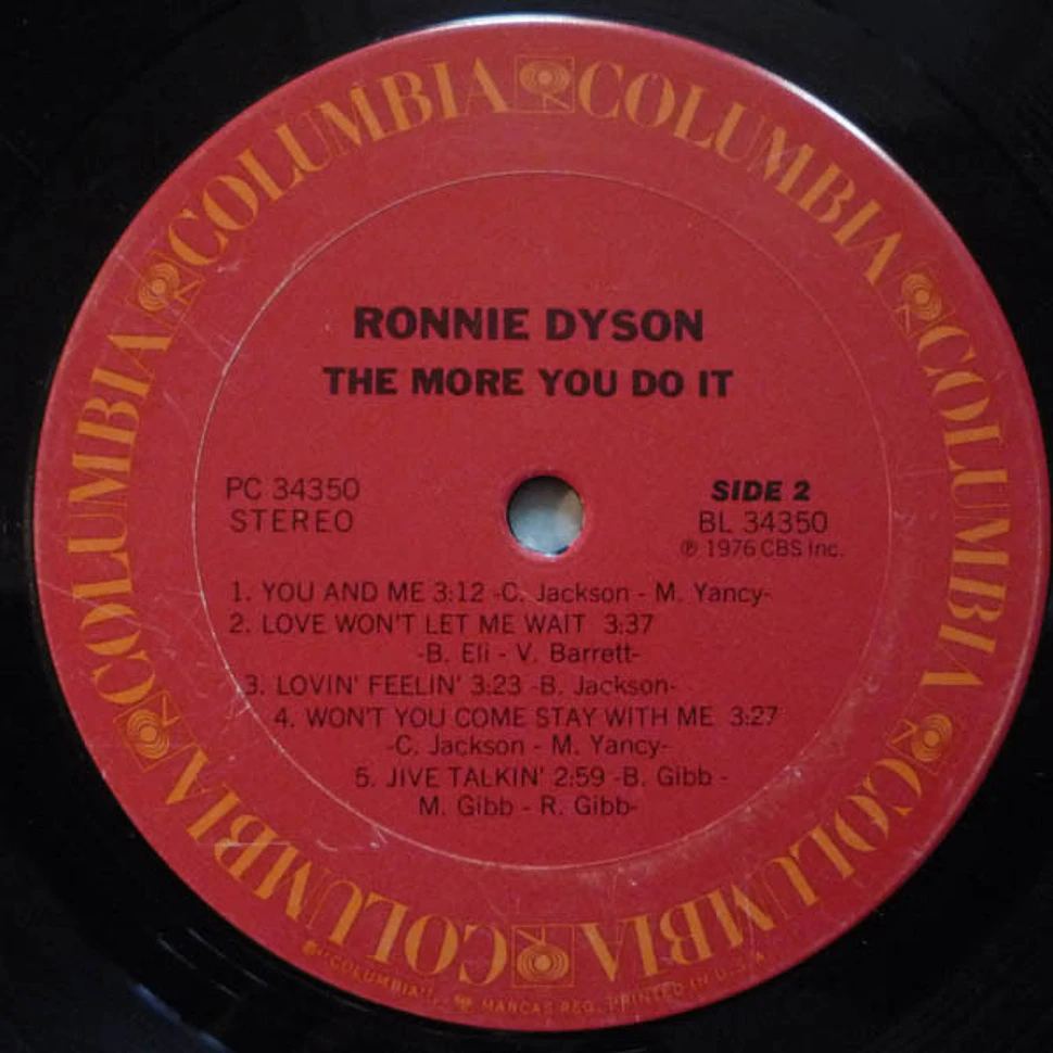 Ronnie Dyson - The More You Do It