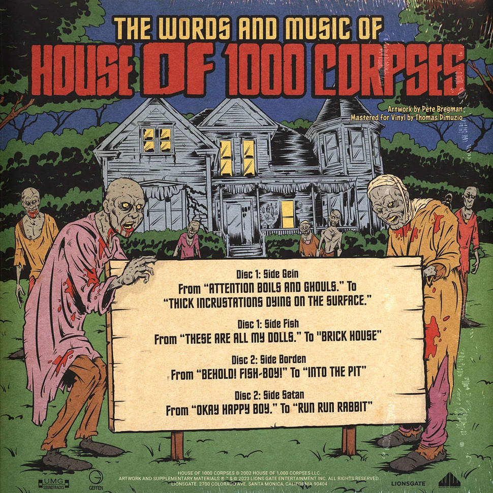 Rob Zombie - The Words & Music Of House Of 1000 Corpses