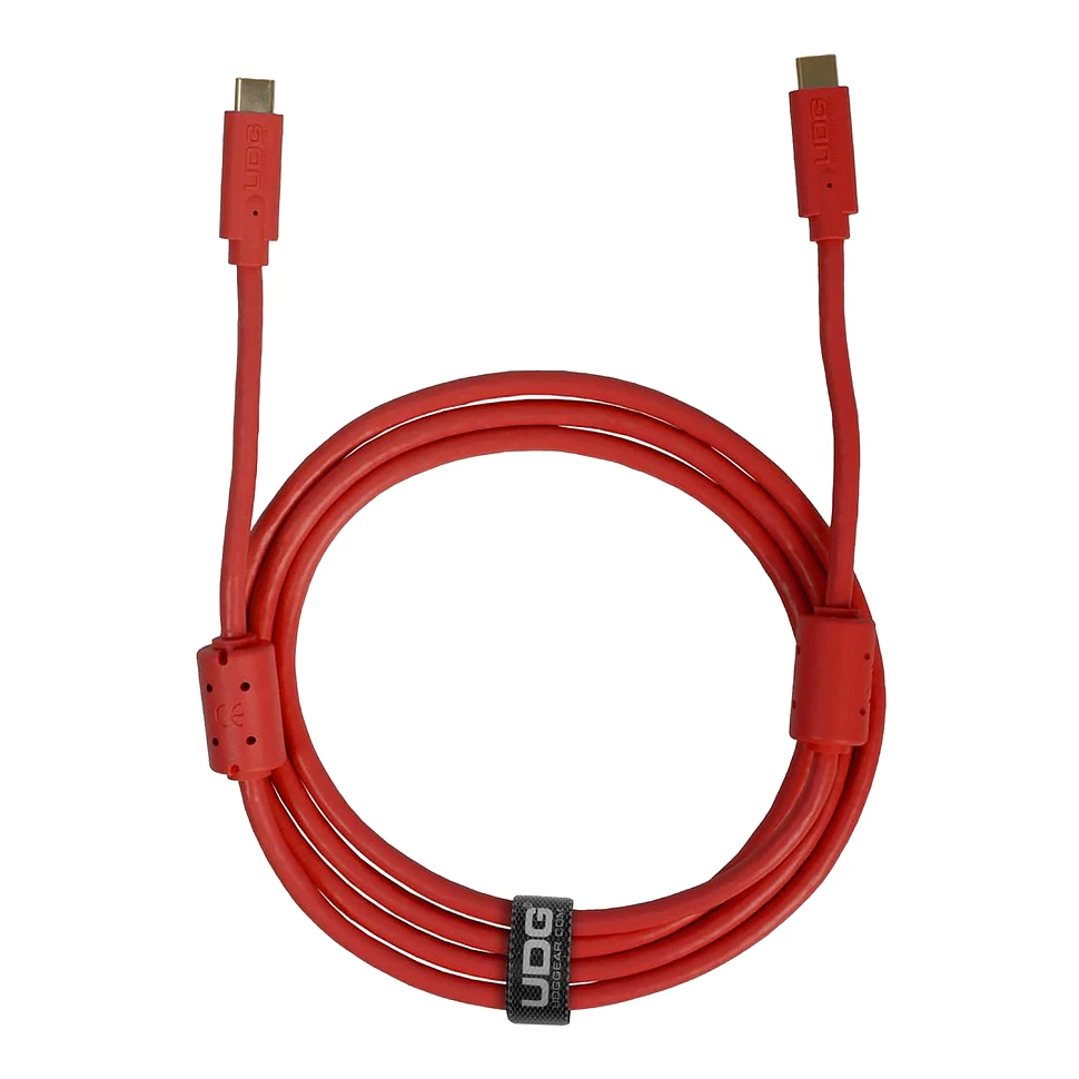 UDG - UDG Ultimate Audio Cable USB 3.2 C-C Red Straight 1,5m