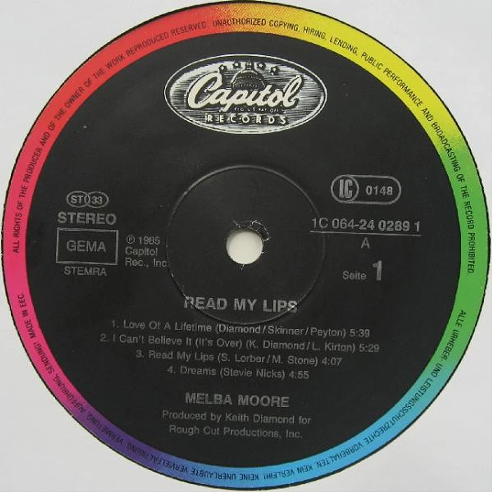 Melba Moore - Read My Lips