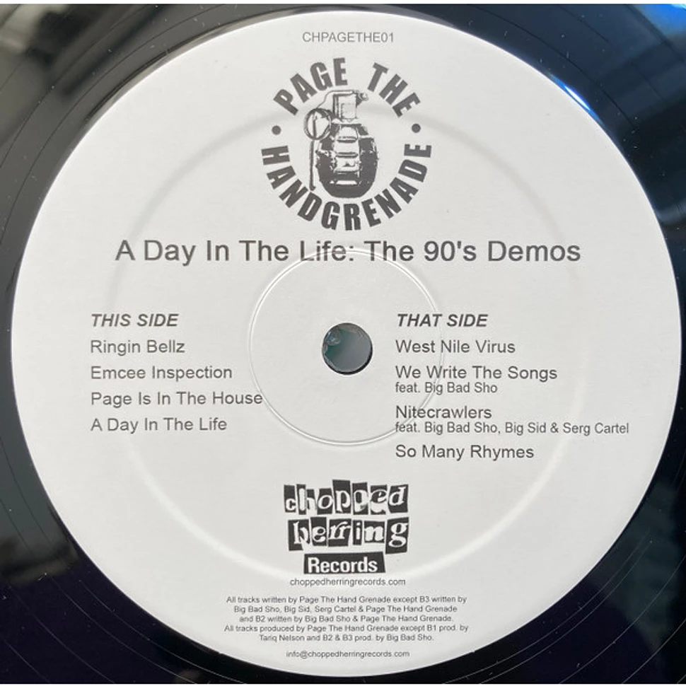 Page The Hand Grenade - A Day In The Life: The 90's Demos