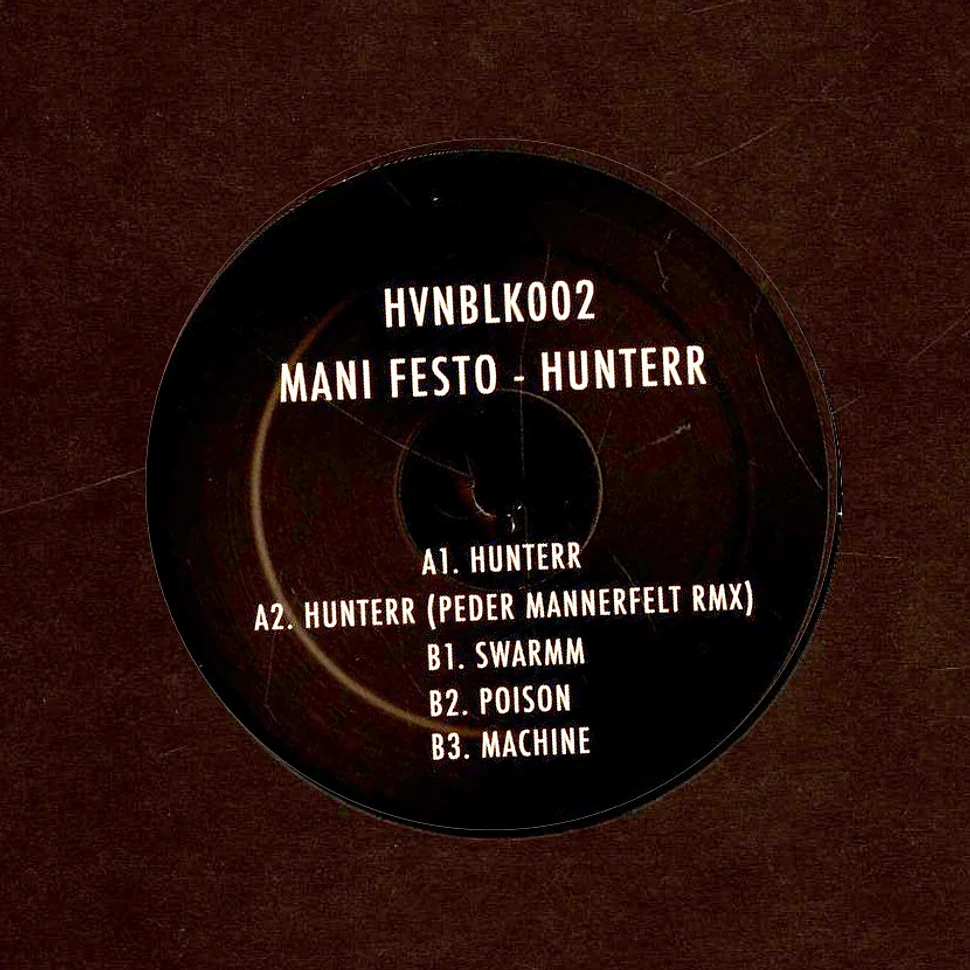Mani Festo - Hunterr EP