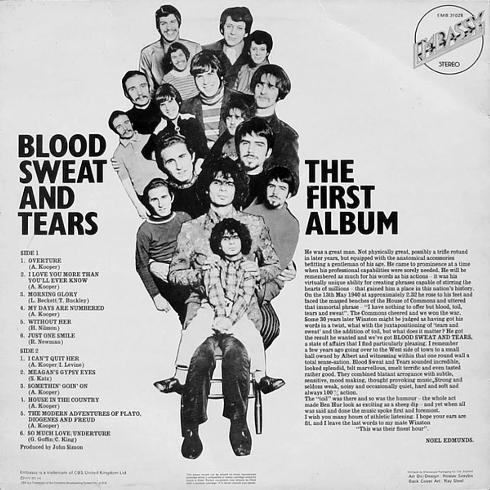 Blood, Sweat And Tears - The First Album