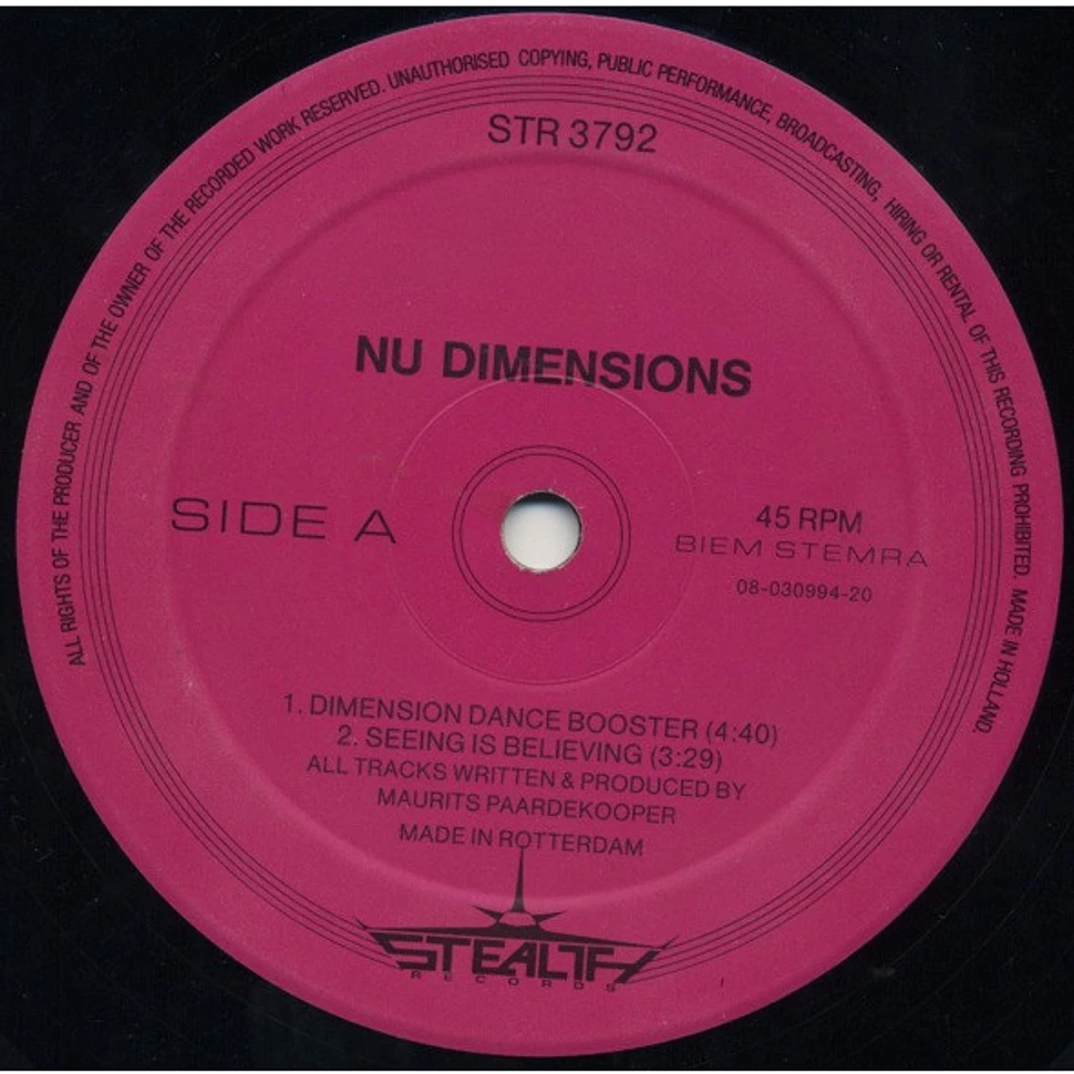 Nu Dimensions - Dance Booster
