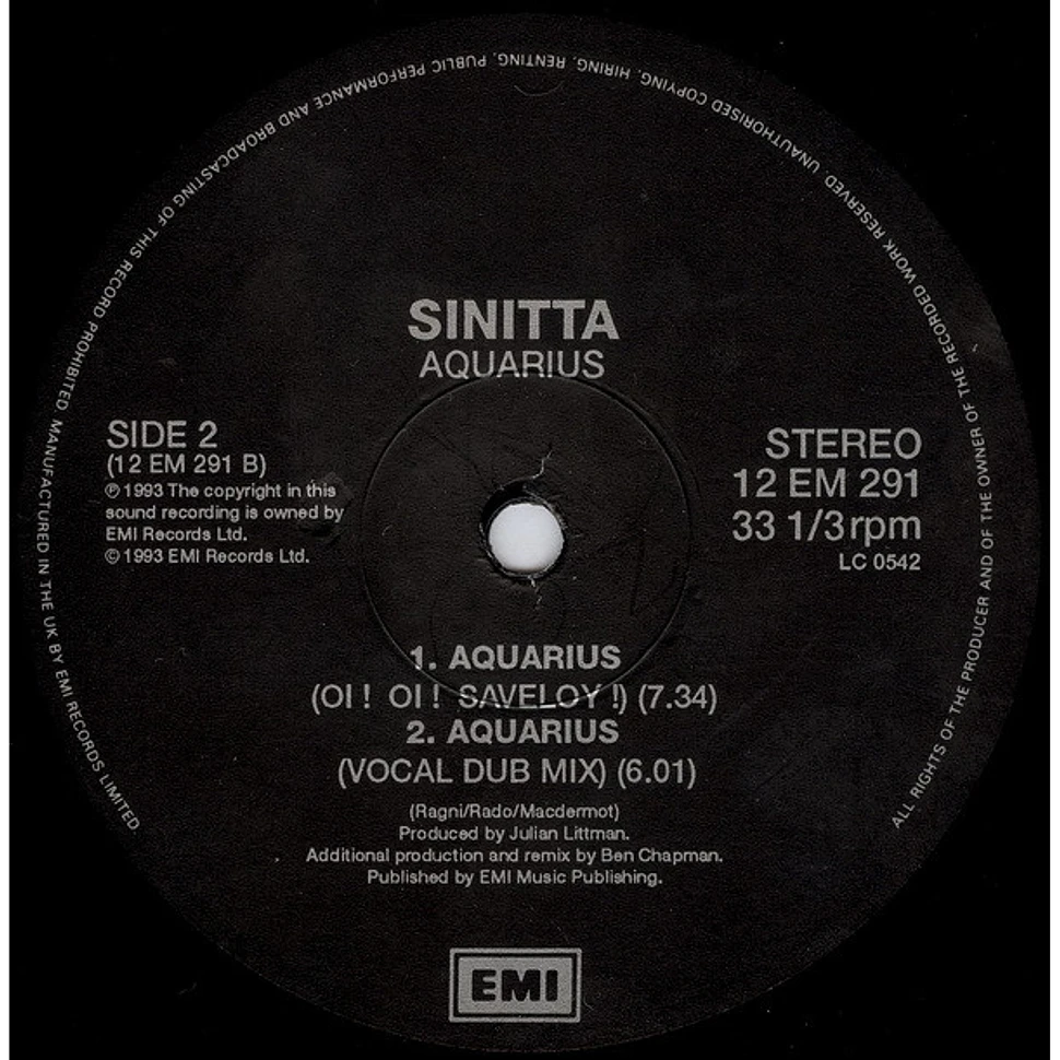 Sinitta - Aquarius