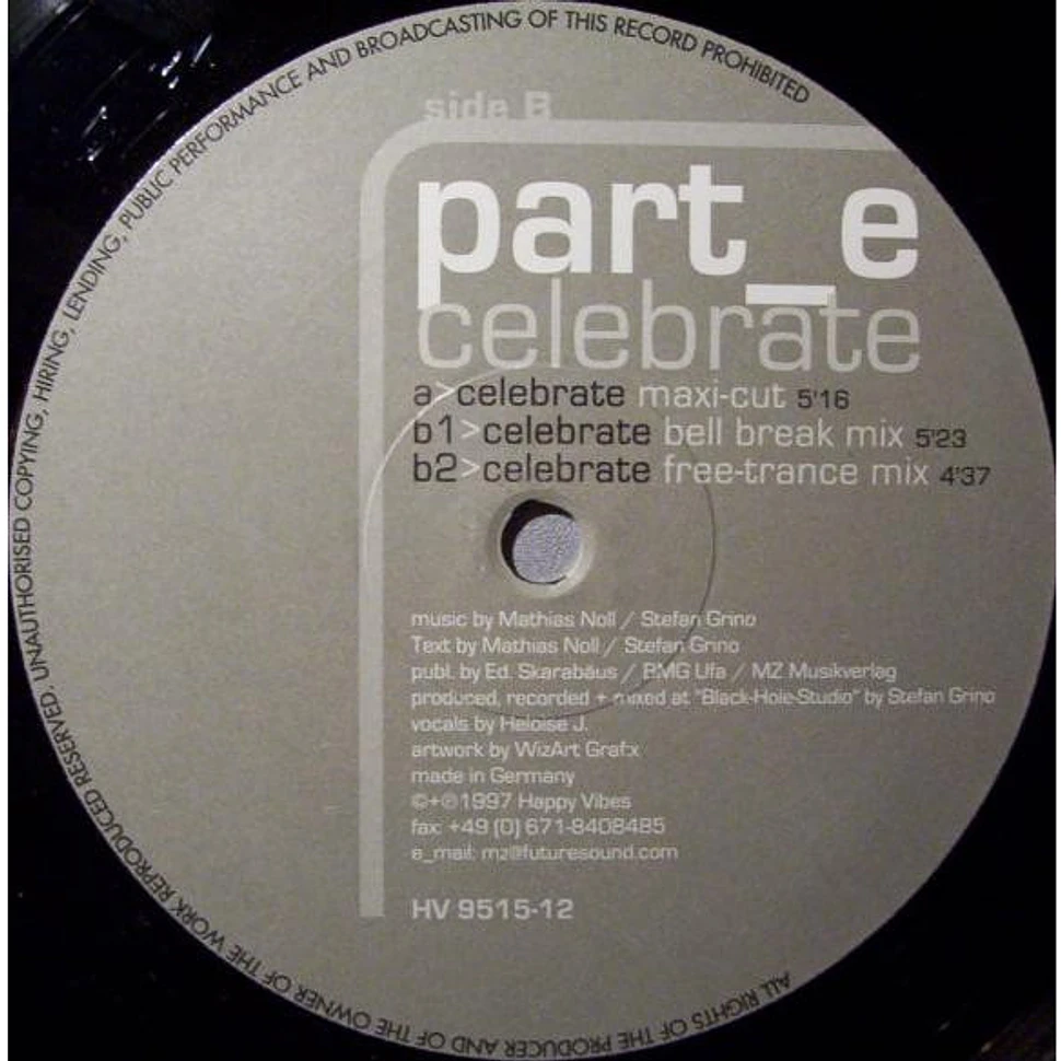 Part-E - Celebrate
