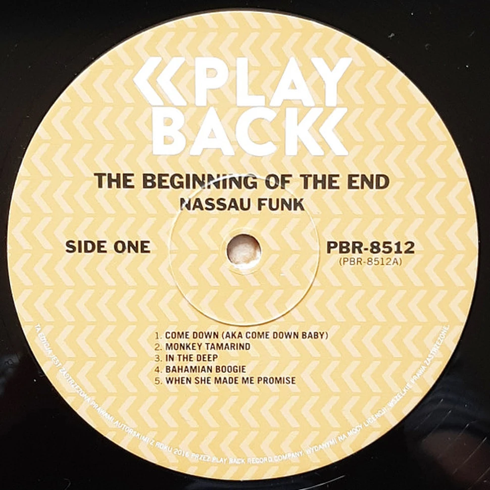 The Beginning Of The End - Nassau Funk