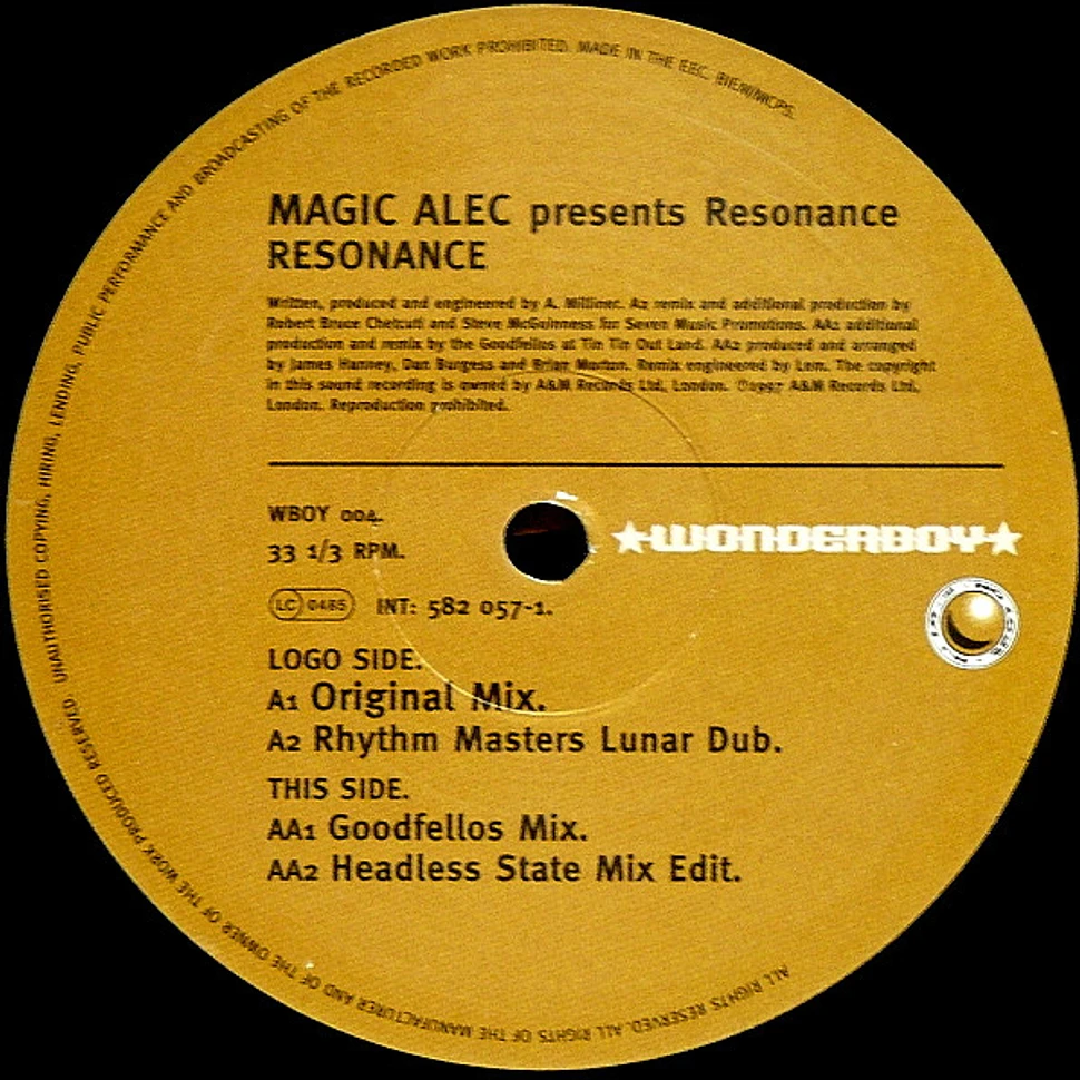 Magic Alec Presents Resonance - Resonance