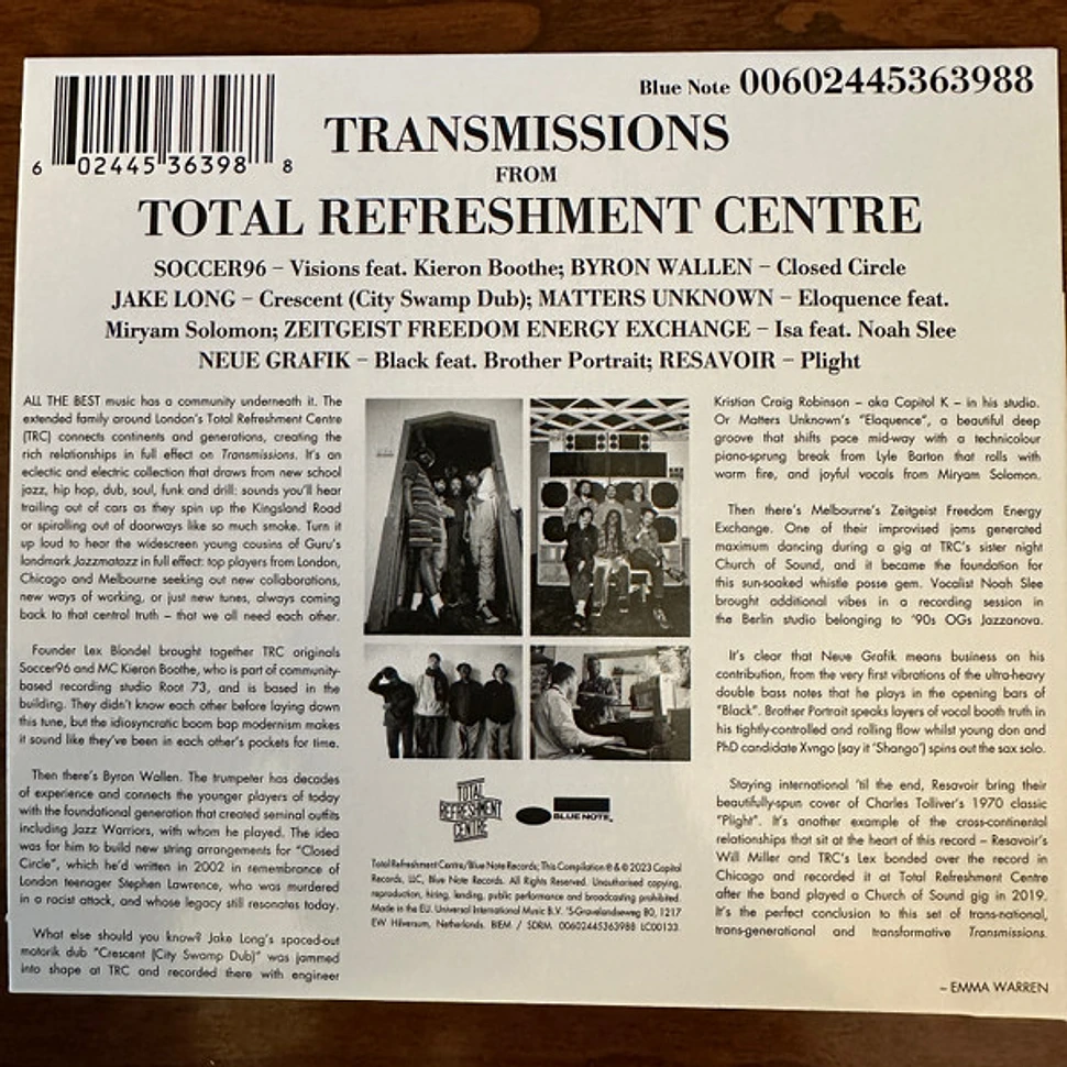 V.A. - Transmissions From Total Refreshment Centre
