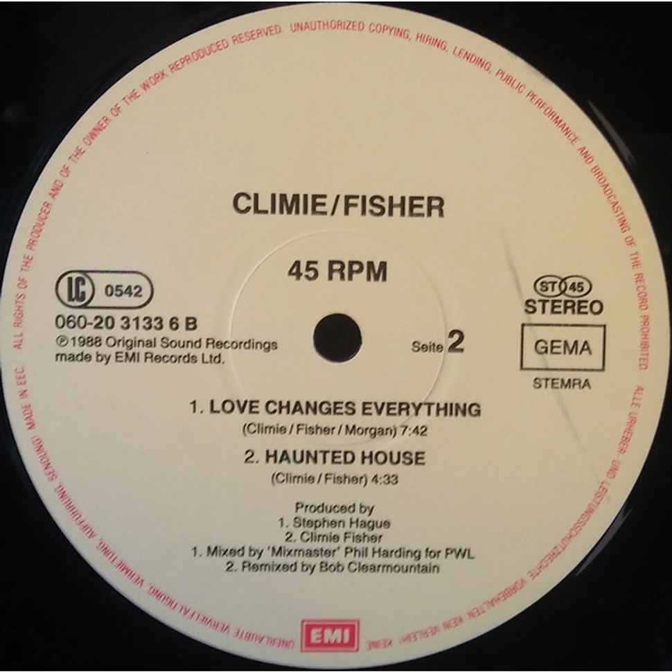 Climie Fisher - Love Like A River