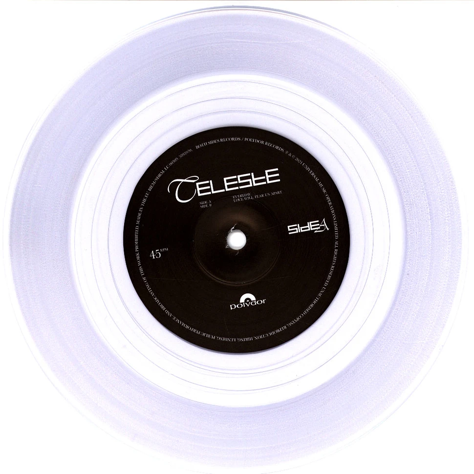 Celeste - Every Day / Love Will Tear Us Apart Record Store Day 2024 Transparent Vinyl Edition