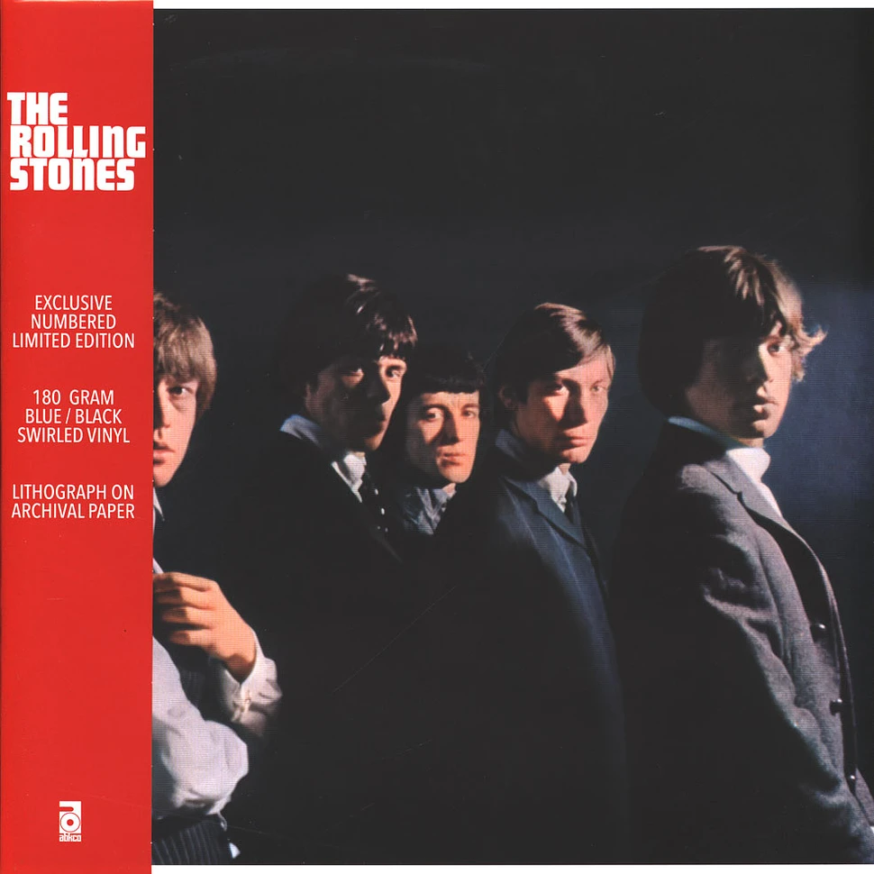 The Rolling Stones - The Rolling Stones Black W/ Blue Swirl Vinyl