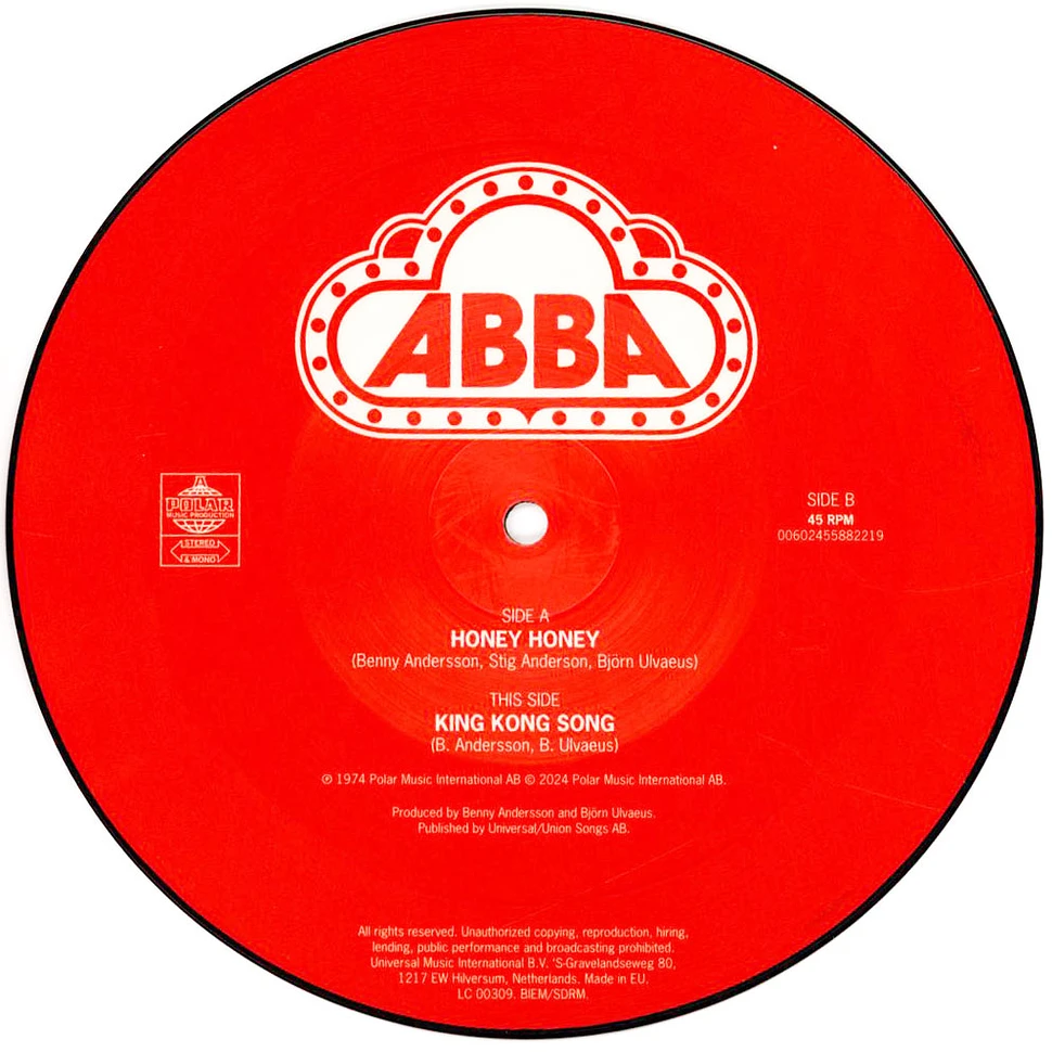 ABBA - Honey Honey King Kong Limited English Version