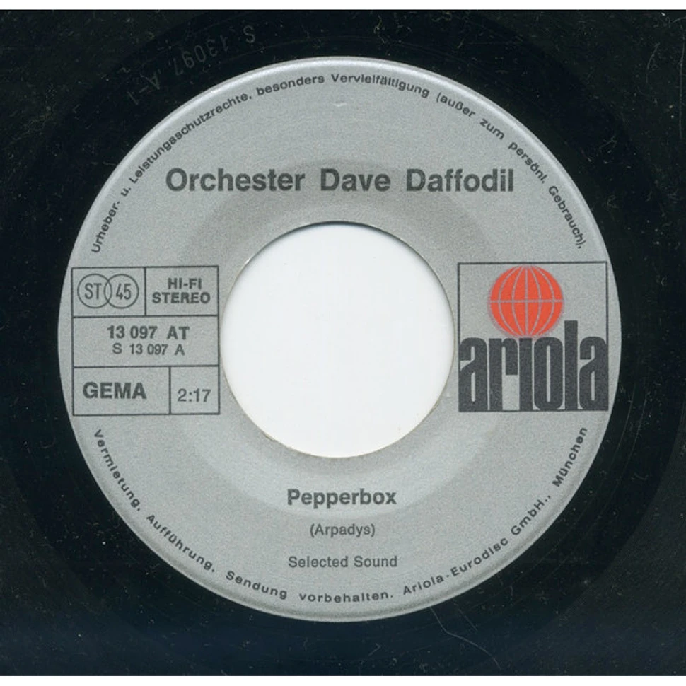 Dave Daffodil & His Orchestra - Pepper Box