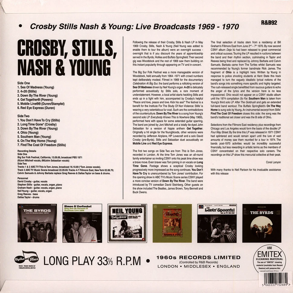 Crosby / Stills / Nash & Young - Live Broadcasts 1969-1970